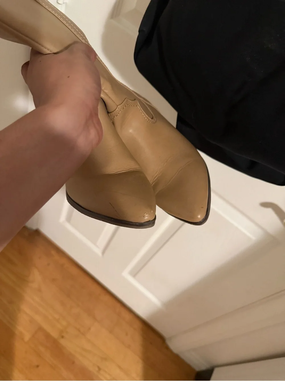 Tall Women's Tan Knee-High Boots